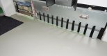 Die Module der Verteilerstation für die Fußbodenheizung und die Luftverteilerstation konnten platzsparend integriert werden.